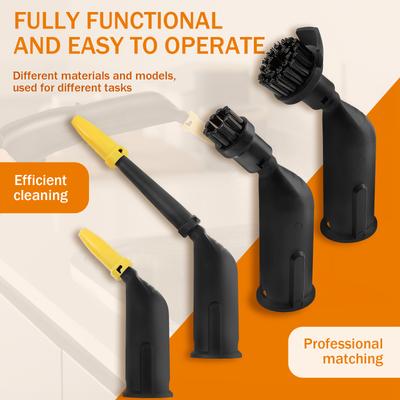 Dampfreiniger Bürstendüse Nylon Verschleißfest Dampfreiniger Zubehör für SC1 SC2 SC3 SC4 SC5 Leistungsstarke Düse Reinigungsbürsten Set