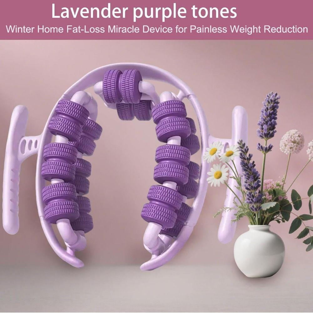 Ring-Shaped Annular Leg Clamp Massager Portable Manual Muscle Massager Roller  Post-Workout