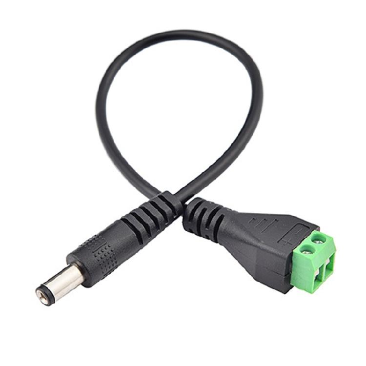 Universal DC5.5x2.1mm Power Plugs Cord With PVC Housing For Cameras Solar Panel LED Projects Power Supply Adapter