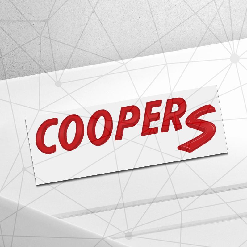 3D Auto Metal Cooper S SD Badge Car Rear Trunk Emblem Sticker LOGO Decor For Mini Cooper ONE Clubman Paceman JCW R56 R58 R59 F60