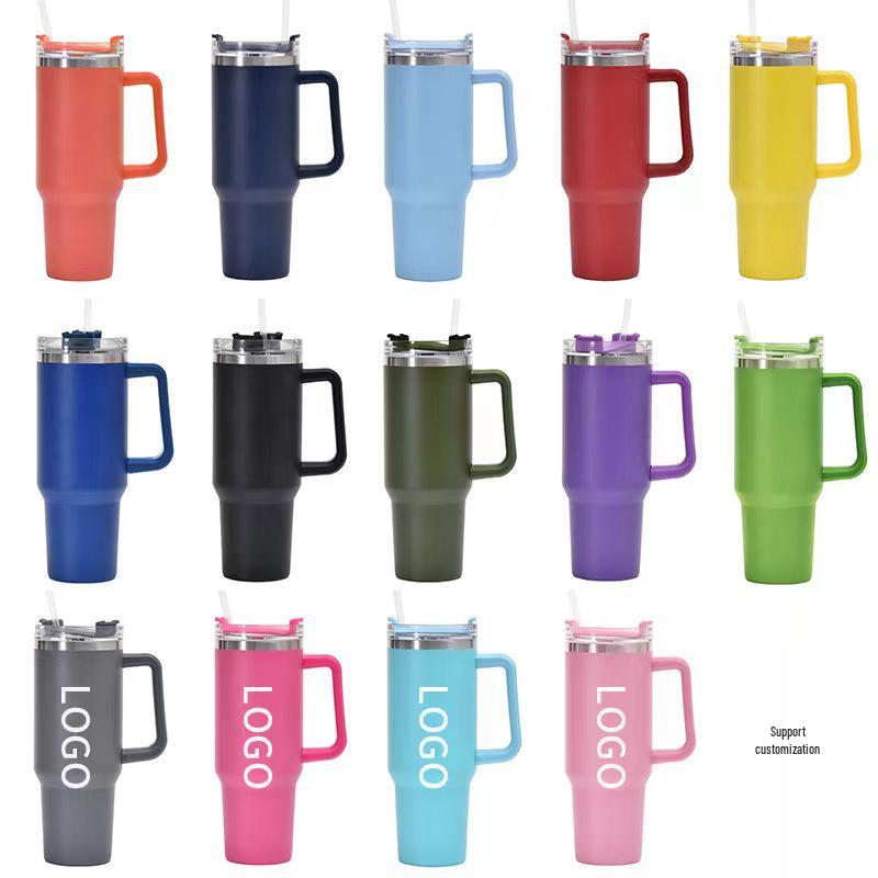 40oz Insulated Stainless Steel Car Cup with Handle