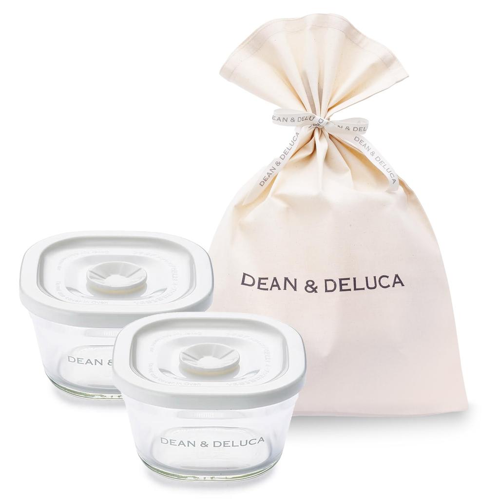 DEAN & DELUCA Glass Storage Containers (2-Pack) 110ml X 2