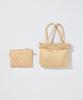 Safe Sunday Square Ruffle Tote Bag (Satin Gold)
