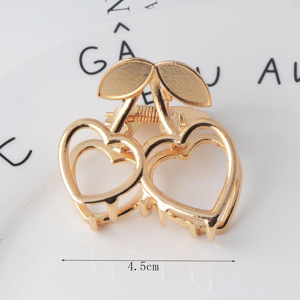 INS Minimalist Metal Claw Hairpin: Small & Medium Retro Hair Clip for European & American Styles, Korean Headwear