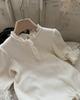 Elegant Lace Trim Collar Romper for Baby Girls - Spring/Summer Style