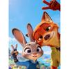 Disney Set Pittura Diamante Classico Judy e Nick Fan Art 5D Pittura Diamante Punto Croce Mosaico Decorazione Casa