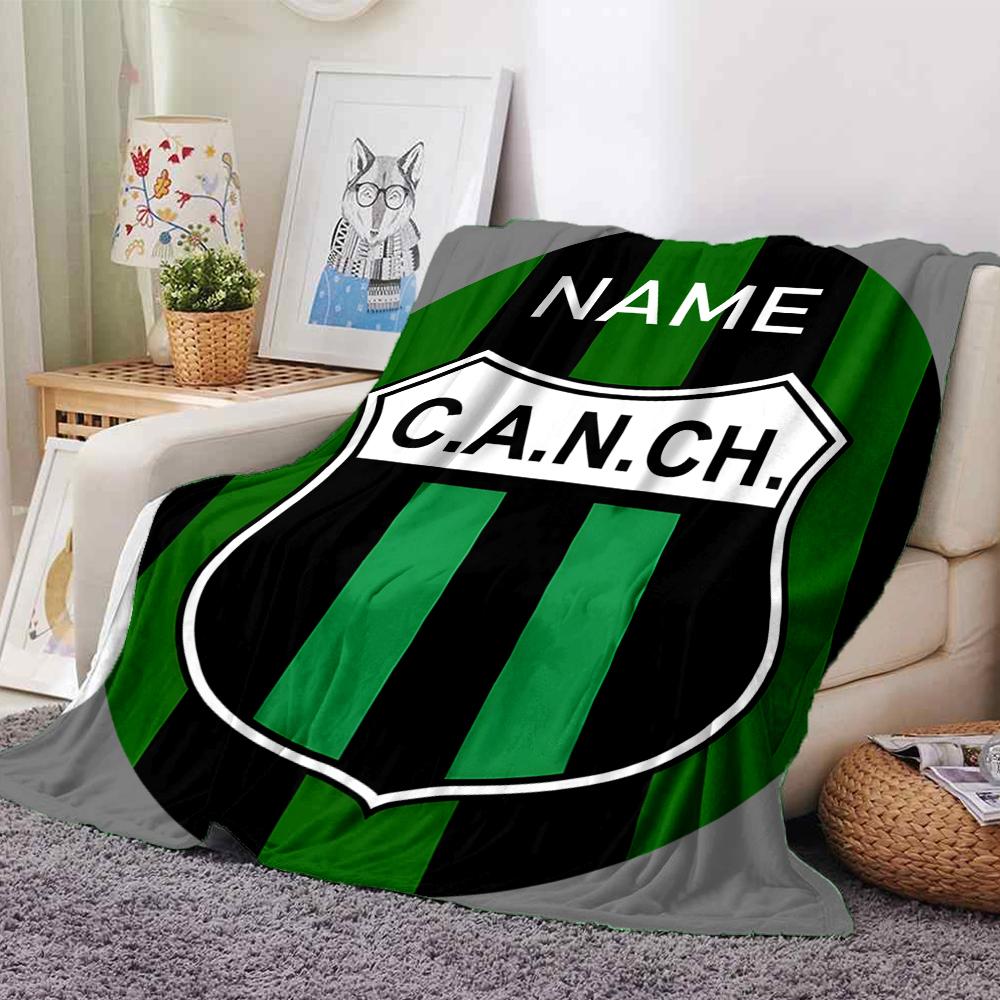 Custom Name "CAN CH Emblem Design" blanket for Couch & Bed, Plush Cozy Fuzzy Blanket Super Soft & Warm Blankets for Fall and Winter. 0908251