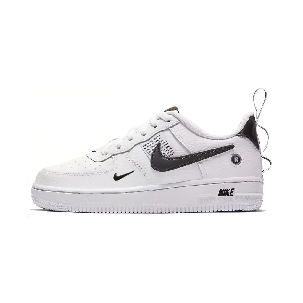 New Nike Air Force 1 Low Utility White Black PS AV4272-100