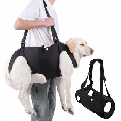 Portable Dog Lift Harness Thicken Handle Pet Lifting Vest Safety Dog Sling Carrier  Pet Supplies
