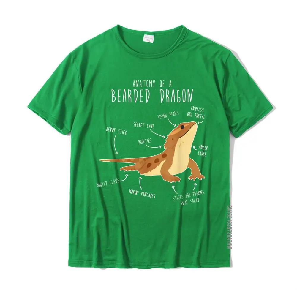 Anatomy Of A Bearded Dragon Funny Pet Reptile Lover T-Shirt Fashionable Young Tshirts Cotton Tops T Shirt Normal