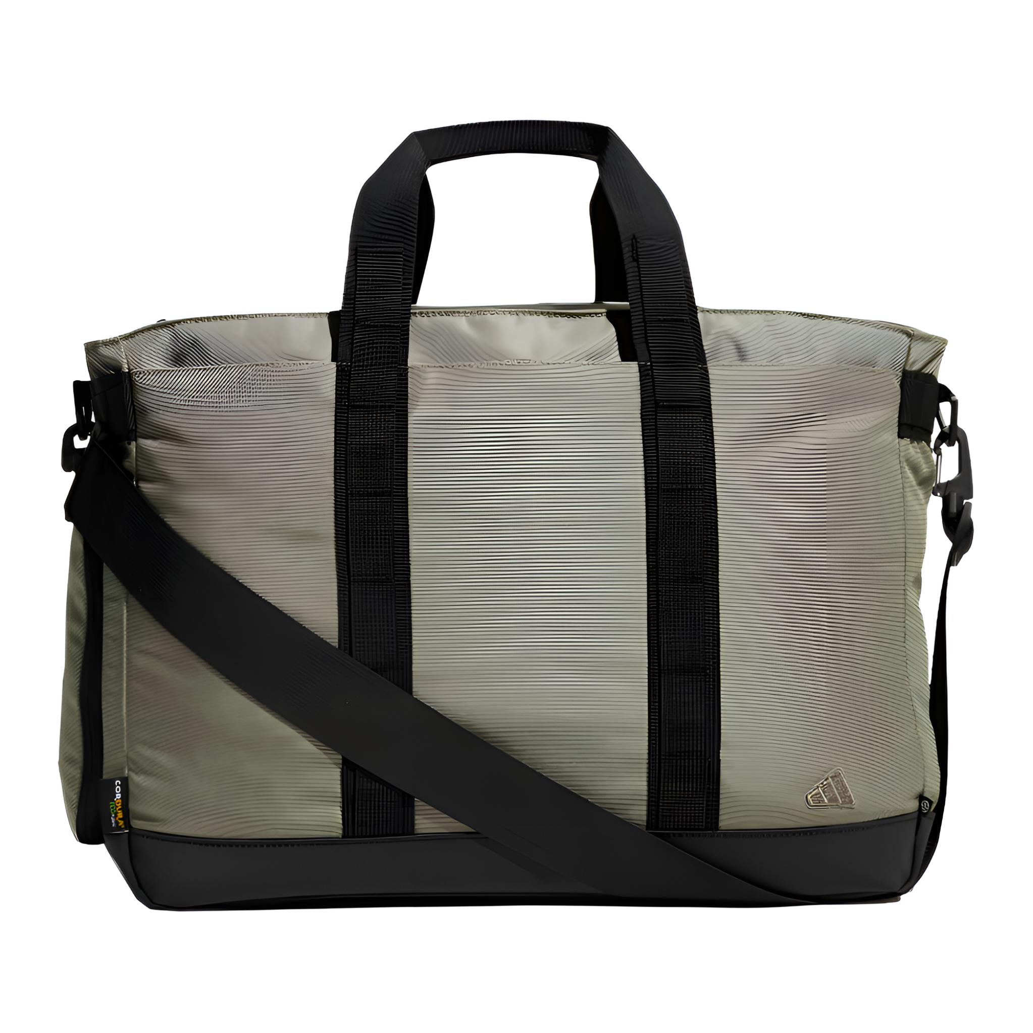 Adidas Adjustable Strap Golf Sports Bag Recycled Material Fitness Bag Large Men bags Pebble-Silver-Gray HS4443 Pebble Silver Gray