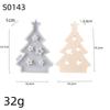 New Pemegang Lilin Sisipan Pokok Krismas Acuan Silikon Pemegang Lilin Tealight Pokok Bintang Acuan Plaster Acuan Hiasan Hiasan