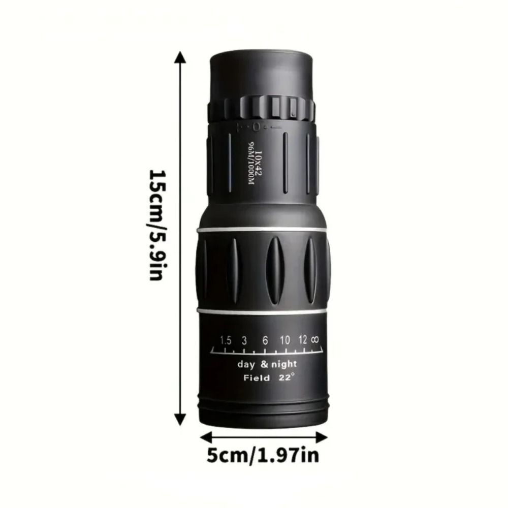 8XMagnification 16x52 Monocular Telescope Waterproof Long Range Spyglass  Hiking Outdoor