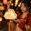 Handmade Children's Rabbit Lantern Cartoon Bunny Handmade Lamp  Photography Props