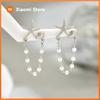 Boucles D'oreilles Pendantes À Pampilles Perlées, Style Bohème, Avec Étoiles De Mer Et Coquillages, Pour Femme, Idéales Pour Les Vacances