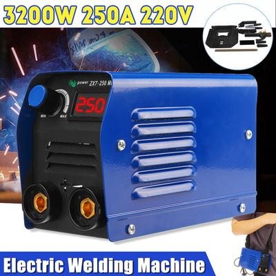 3200W DC 220V 250A ZX7-250 Svářečka s obloukovým svařováním Domácí Přenosný svařovací invertor z čisté mědi Elektrický svařovací nástroj svařovací stroj