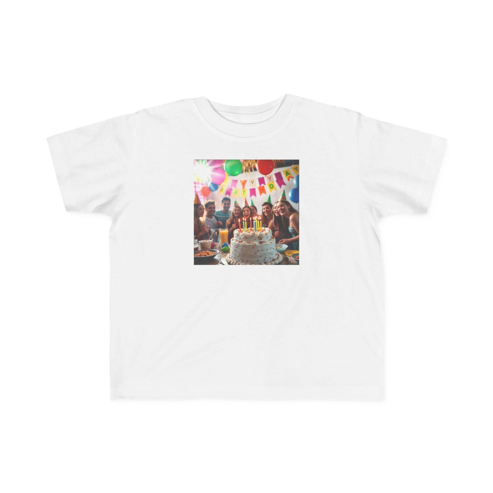 Kids Birthday Party Photo Tee | Toddler T-Shirt 130