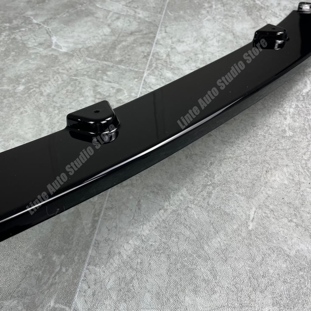 3pcs H Style Front Bumper Lip Spoiler for BMW E39 5 Series M5 M Pack 1996-2003 MP Bumpers Sedan Touring Wagon Gloss Painted