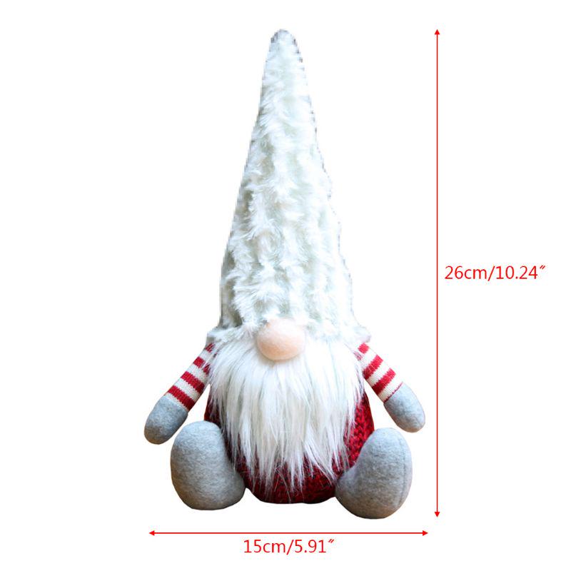 Buy Christmas Swedish Santa Gnome Plush Doll Ornaments Handmade Elf Toy ...