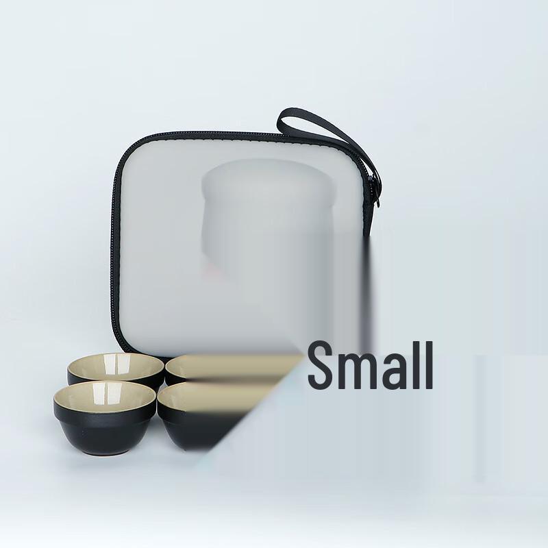 Nordic Portable Ceramic Tea Set with Wooden Handle