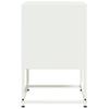 Nightstand White 36 X 39 X 60.5 Cm Steel