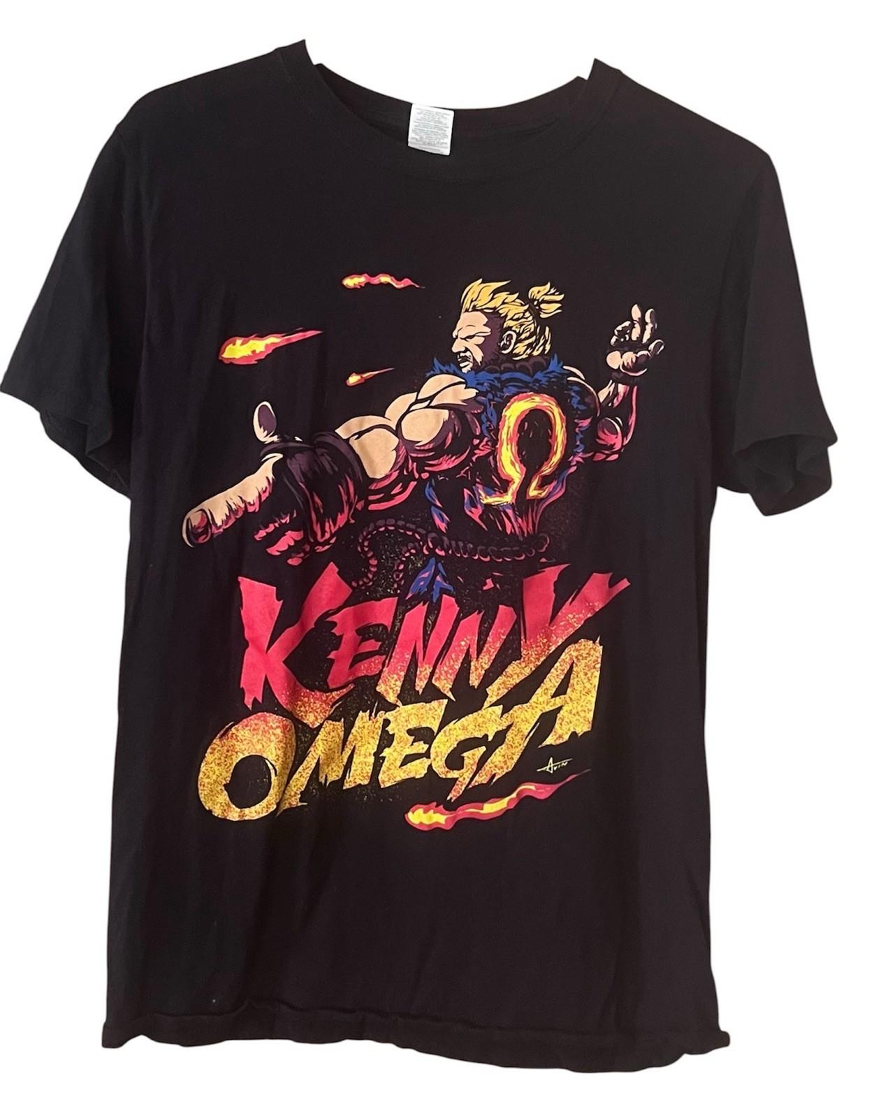 Kenny Omega AEW Street Fighter Tee/Med Unisex T-Shirt L