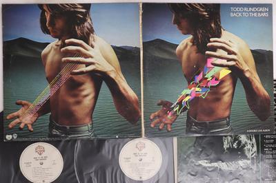LP Record TODD RUNDGREN - Back To The Bars P55612W WARNER BROS 1978 Japan Rock Used