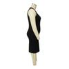 Plus Size Orange Ribbed Sleeveless Round Neck Bodycon Midi Dress