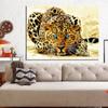 Imprimare Digitală HD Leopard Observând Prada Animal Abstract Pictură în Ulei pe Pânză Artă de Perete Tablou pentru Living Canapea Cuadros