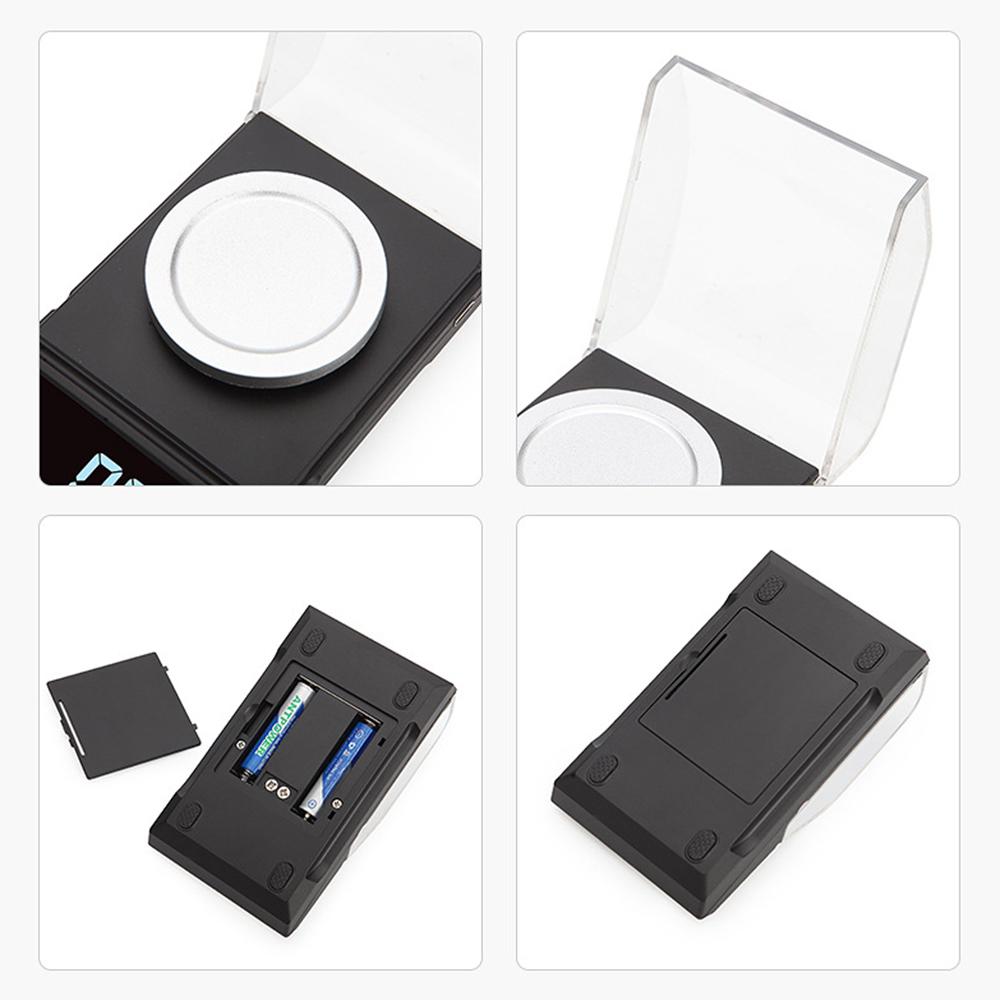 Electronic 0.001g Digital Precision Scale for Jewelry Gold Herb Lab Weight Milligram Scale Electronic Balance Accurate Scale