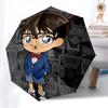 1pc Detective Conan Automatic Folding Umbrella - Compact 8-Rib Design, Durable Plastic & Iron, Lightweight for Outdoor Daily Use,  a0929218