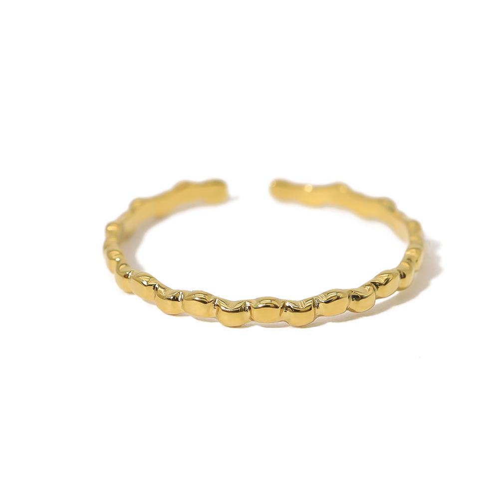WILD & FREE Minimalist Stainless Steel Thin Adjustable Rings for Women Classic Simple Trendy Accessories Jewelry