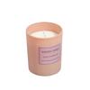 Pink Glass Scented Candle - Valentine's Day Romantic Decor Gift