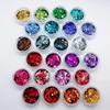 Holographic Chunky Glitter Total 60-140g Face Body Eye Nail Festival Chunky Holographic Glitter 6/8/24 Jars Mix Loose Glitter M9