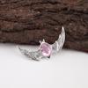 Morganite Pendant, Handmade Gemstone 925 Solid Sterling Silver Pendant Antique Jewelry, For Engagement Gift