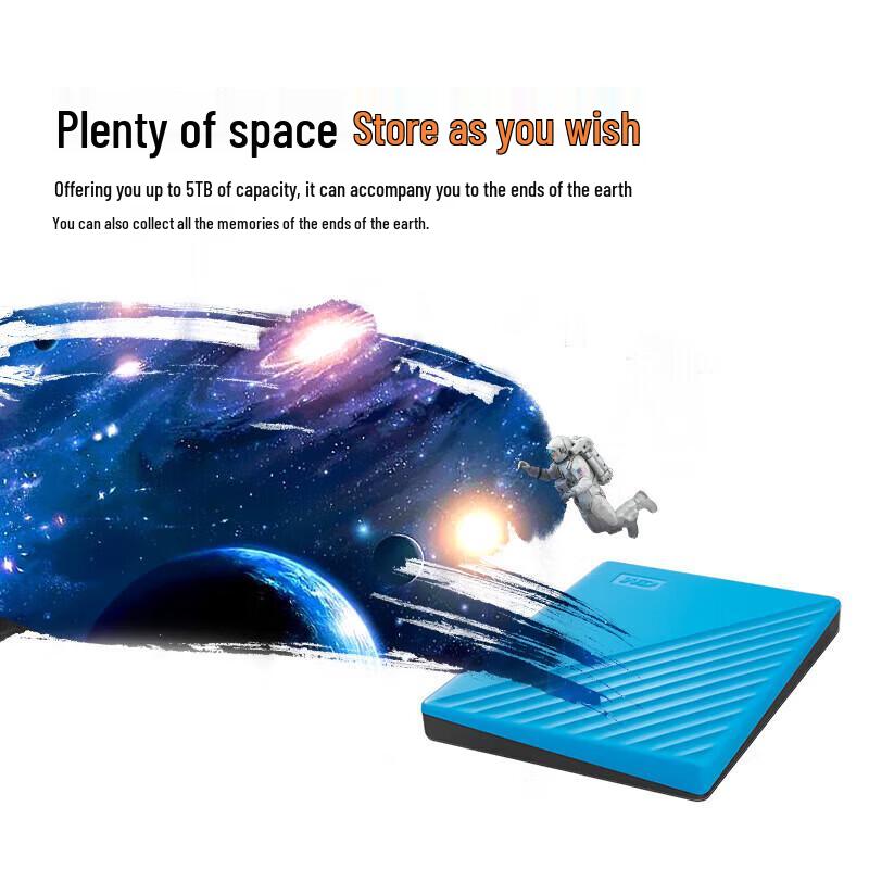 WD My Passport Portable External Hard Drive