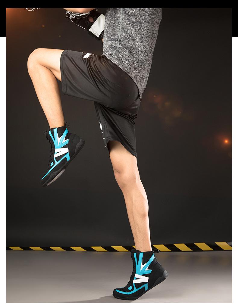 QJ-99-5 Unisex Plus Size Boxing & Sanda Non-Slip Training Shoes