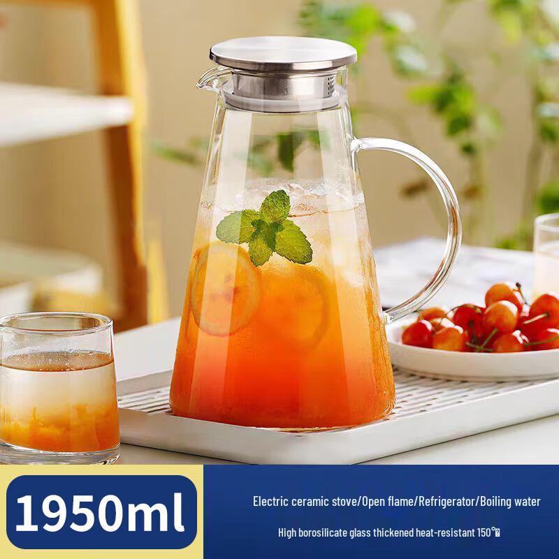 Fuguang Heat-Resistant Glass Water Kettle 1.95L