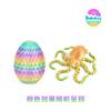 3D Printed Octopus with Eggs Figurine with Flexible Joints for Home Accessories Decor Mysterious Realistic Octopus Figurine Toy