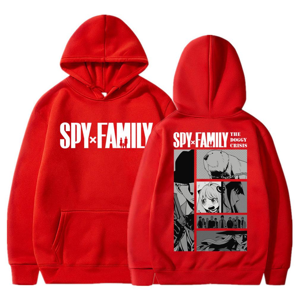 Япония Аниме Семья Шпиона Anya Forger Графическая Толстовка Мужская Женская Мода Харадзюку Винтажная Толстовка Флис Свободная Повседневная Спортивный Костюм S