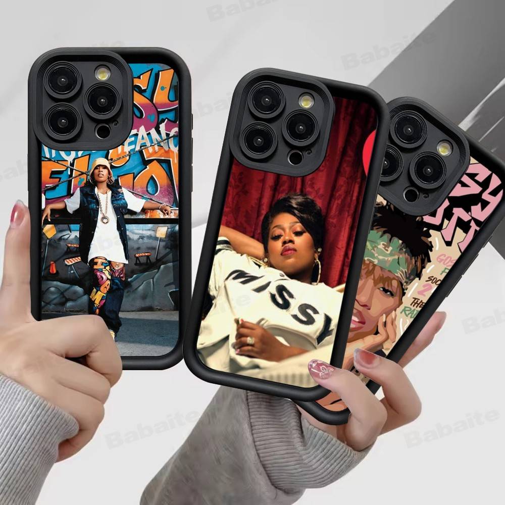 Rapper Missy E-Elliott For IPhone 17 15 13 12 11 14 Pro Max X XR XS 16 Plus Shockproof Candy Back Cover