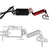 Trailer Electromagnetic Brake Controller Switch Emergency Breakaway Coiled Cable with Electric Brake Onoff For Rv Towing