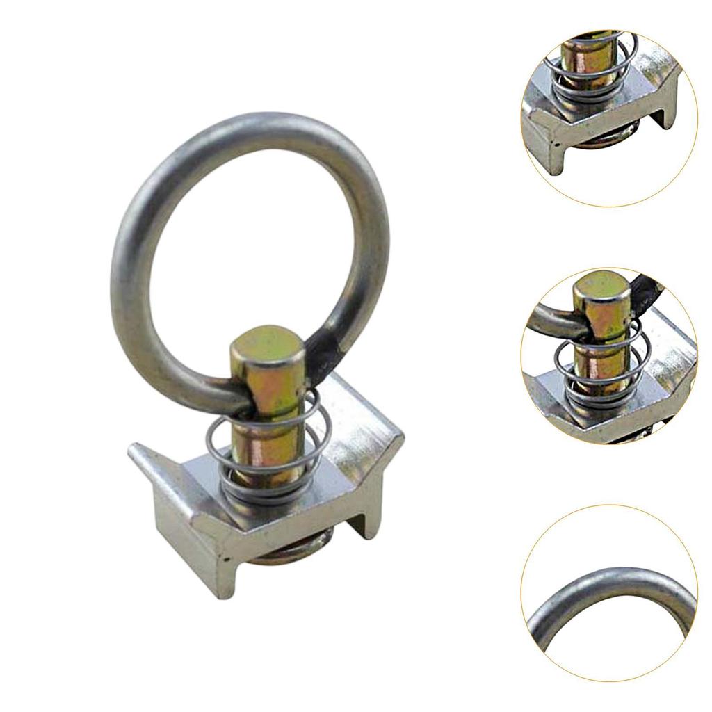8 Buc. Accesorii Șină Punct de Fixare cu Știft Inele Rotunde de Legare pentru Închis