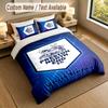 Bedding Set 1 Duvet Cover 2 Pillowcases Preston North End Print Soft Bed Linen Bedroom Decor