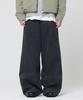 Bonbat V-Stitch Wide Jeans (Black)