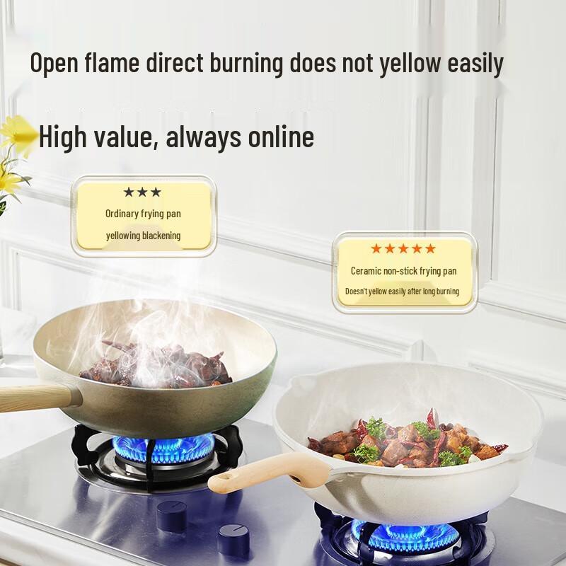 COOKER KING Maifan Stone Non-stick Wok