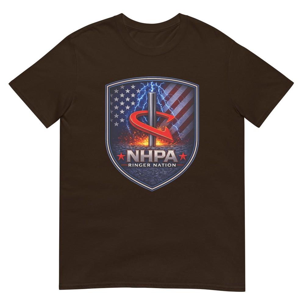 National Horseshoe Pitchers Nhpa Ringer Nation Front TShirt