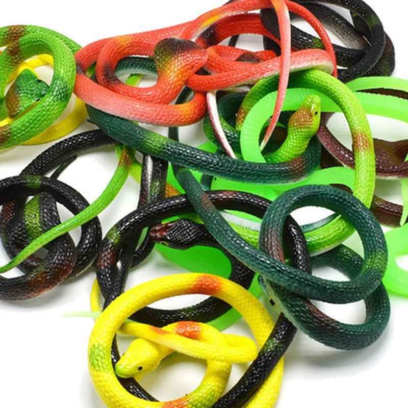 Soft Rubber Simulation Snake Toy Cobra Prank Scare Whole Person Toys