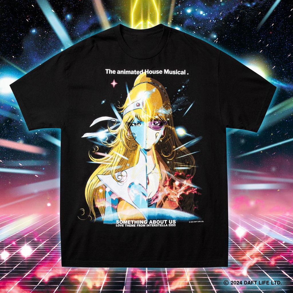 Summer Men T-shirts Anime Leiji Matsumoto Print T-shits Oversized Y2k Short Sleeve Rock Punk Casual Cotton Top Tee Male Clothes