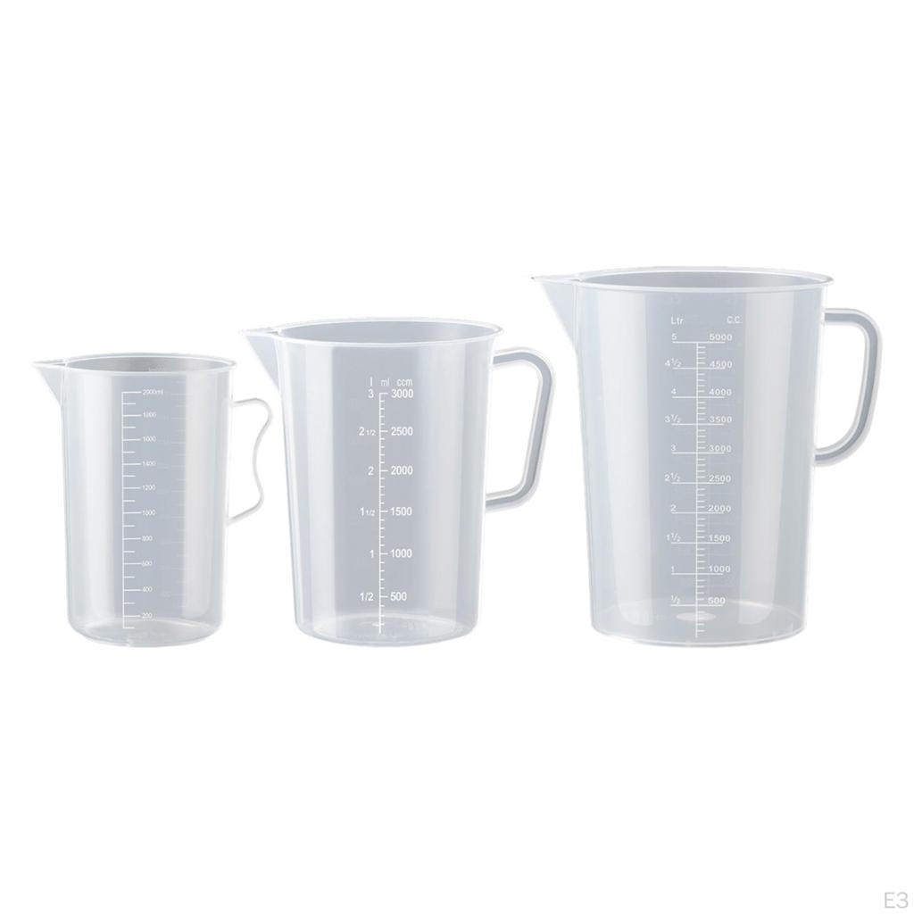 Measuring Cup Clear Cook with Accuracy Graduated Handle Jug for Cooking Kithchen Tool